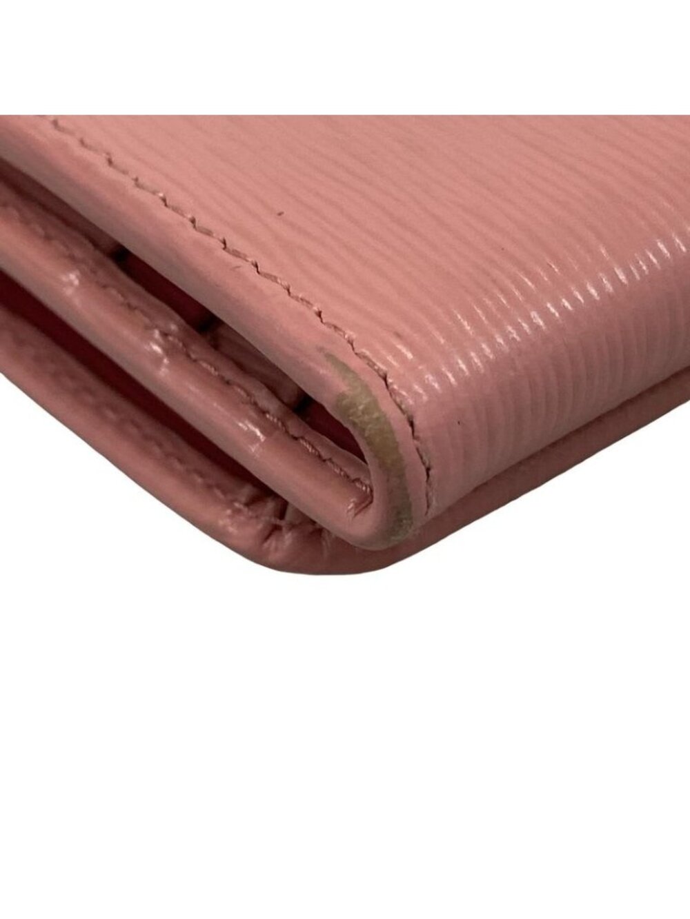 Prada Trifold Wallet 1 Mh176 Pink Leather - Picture 7 of 7